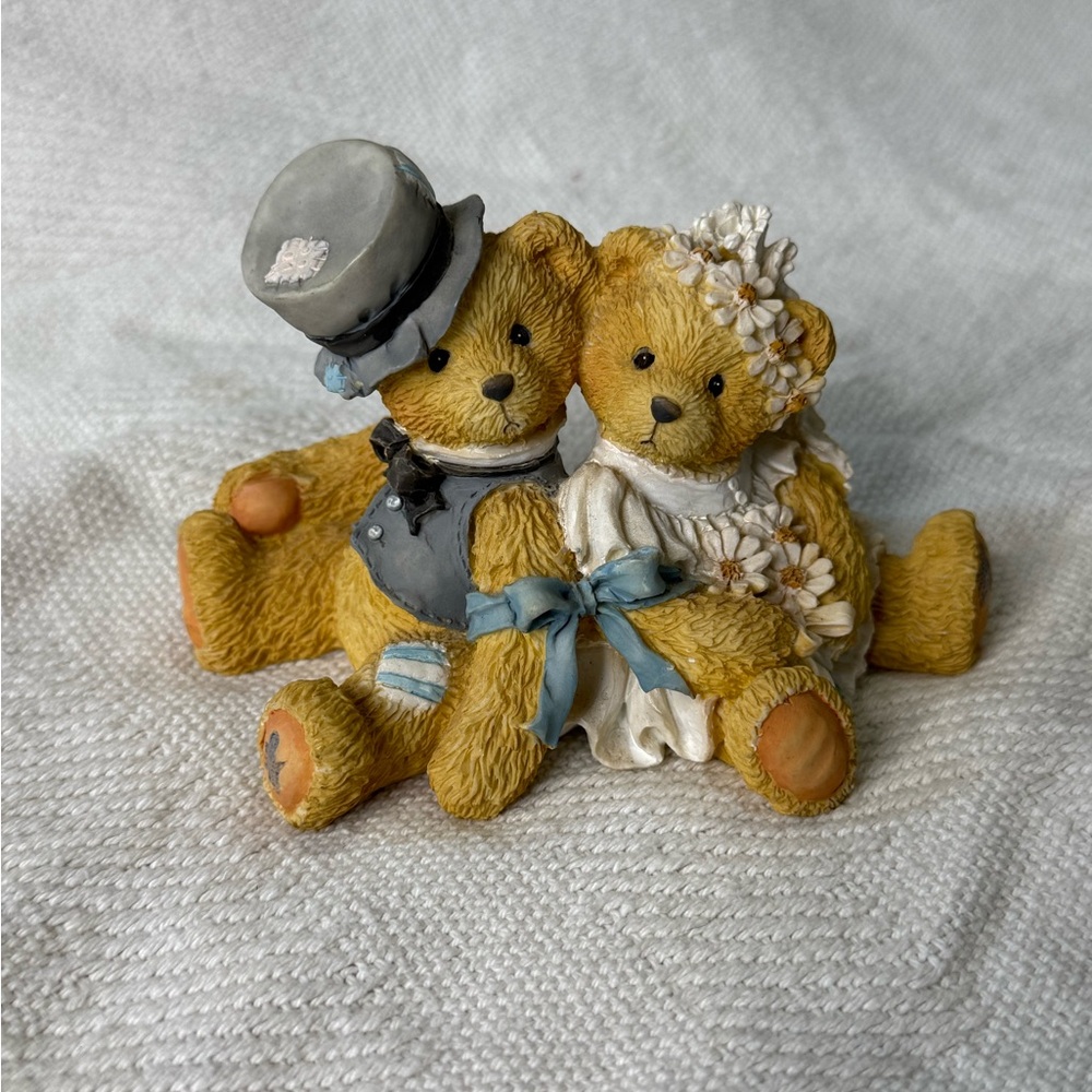 Hamilton Wedding Bear Couple Figurine Robbie and Rachel Love Bears All Things